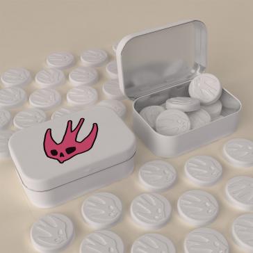 promotional logo mints personalised for womens fashion brand